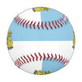 Balle De Baseball Drapeau de Riga, Lettonie Baseball (Dos)