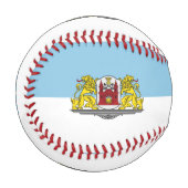 Balle De Baseball Drapeau de Riga, Lettonie Baseball (Devant Gauche)
