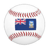Balle De Baseball Drapeau des îles Falkland (Territoire britannique) (Dos)