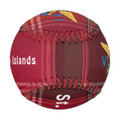 Balle De Baseball Drapeau des îles Vierges américaines St. Croix Mad (Dos)