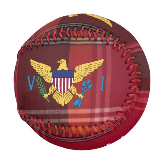 Balle De Baseball Drapeau des îles Vierges américaines St. Croix Mad (Dos Gauche)