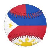 Balle De Baseball Drapeau des Philippines (Devant)
