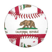 Balle De Baseball Drapeau d'État de Californie (Devant)