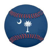 Balle De Baseball Drapeau d'État de Caroline du Sud (Dos)