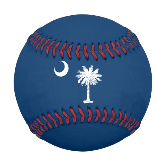 Balle De Baseball Drapeau d'État de Caroline du Sud (Devant)