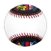 BALLE DE BASEBALL DRAPEAU D'ÉTAT DE HAWAII ALOHA (Dos)