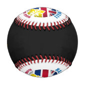 BALLE DE BASEBALL DRAPEAU D'ÉTAT DE HAWAII ALOHA (Devant)