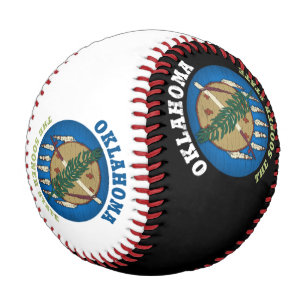 BALLE DE BASEBALL DRAPEAU D'ÉTAT D'OKLAHOMA