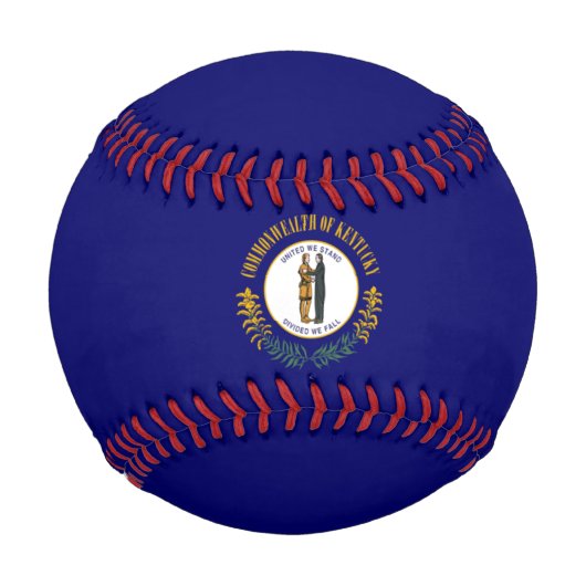 Balle De Baseball Drapeau d'État du Kentucky (Devant)