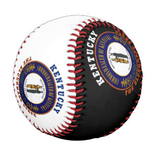 BALLE DE BASEBALL DRAPEAU D'ÉTAT KENTUCKY BLUEGRASS