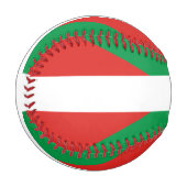 Balle De Baseball Drapeau du baseball basque (Devant Gauche)