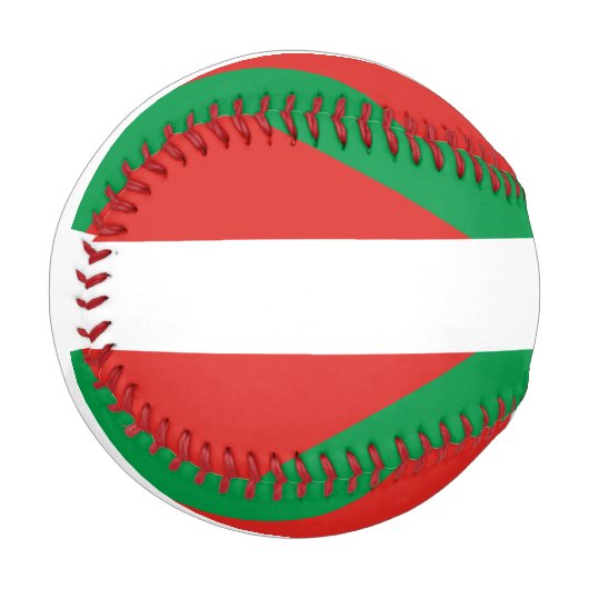 Balle De Baseball Drapeau du baseball basque (Devant Gauche)