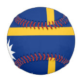 Balle De Baseball Drapeau du baseball de Nauru (Devant)