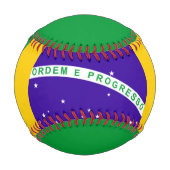 Balle De Baseball Drapeau du Brésil (Devant)