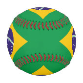 Balle De Baseball Drapeau du Brésil Bandeira do Brasil (Devant)
