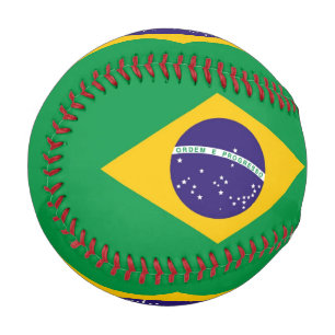 Balle De Baseball Drapeau du Brésil Bandeira do Brasil