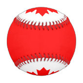 Balle De Baseball Drapeau du Canada (Dos)
