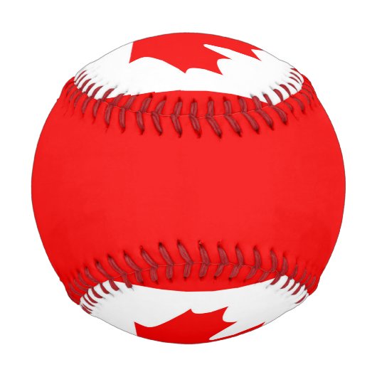 Balle De Baseball Drapeau du Canada (Dos)
