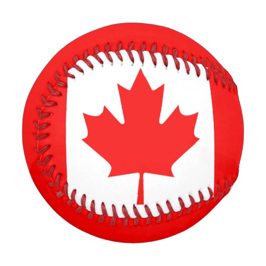 Balle De Baseball Drapeau du Canada (Devant Gauche)