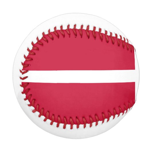 Balle De Baseball Drapeau du Danemark (Devant Gauche)