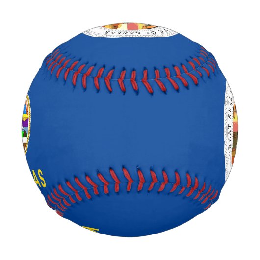 Balle De Baseball Drapeau du Kansas (Devant)
