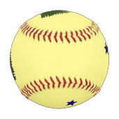 Balle De Baseball Drapeau du Maine (1901) baseball (Dos)