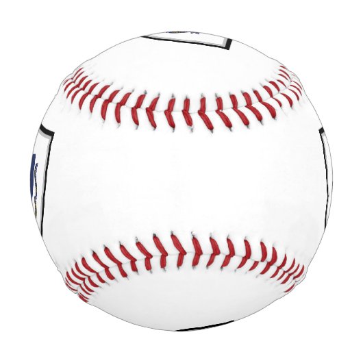 Balle De Baseball Drapeau du Massachusetts (Devant)