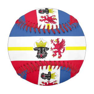 Balle De Baseball Drapeau du Mecklembourg-Poméranie occidentale Base