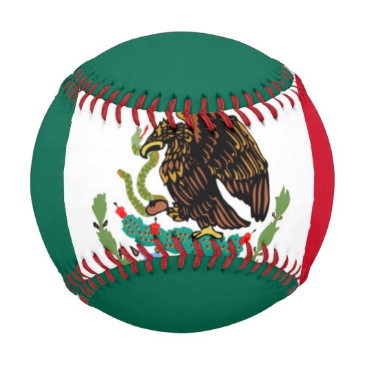 Balle De Baseball Drapeau du Mexique (Devant)