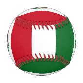 Balle De Baseball Drapeau du Mexique patriotique (Devant)