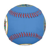 Balle De Baseball Drapeau du Minnesota (Dos)