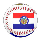 Balle De Baseball Drapeau du Missouri (Devant Gauche)