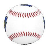 Balle De Baseball Drapeau du Nebraska (Dos)