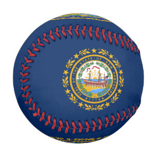 Balle De Baseball Drapeau du New Hampshire