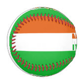 Balle De Baseball Drapeau du Niger et armoiries patriotiques (Devant Gauche)