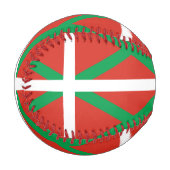 Balle De Baseball Drapeau du Pays basque (Devant Gauche)
