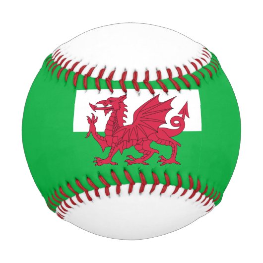 Balle De Baseball drapeau du pays de galles (Devant)