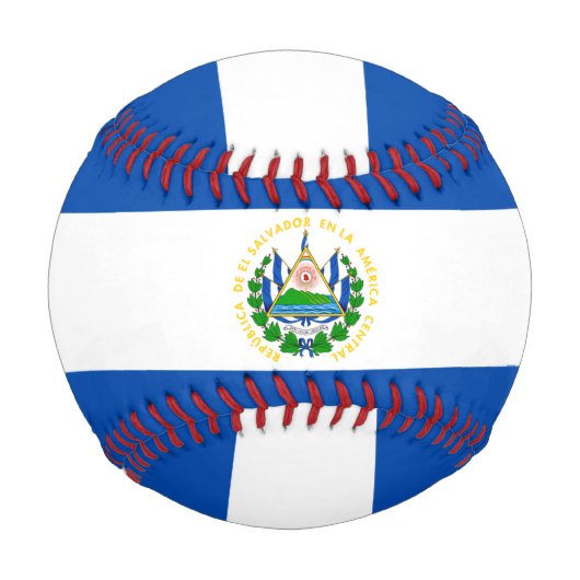 Balle De Baseball Drapeau du Salvador (Dos)