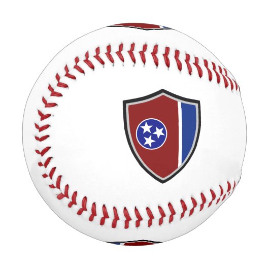 Balle De Baseball Drapeau du Tennessee (Devant Gauche)
