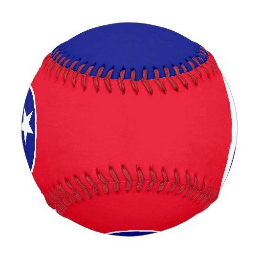 Balle De Baseball Drapeau du Tennessee (Devant)