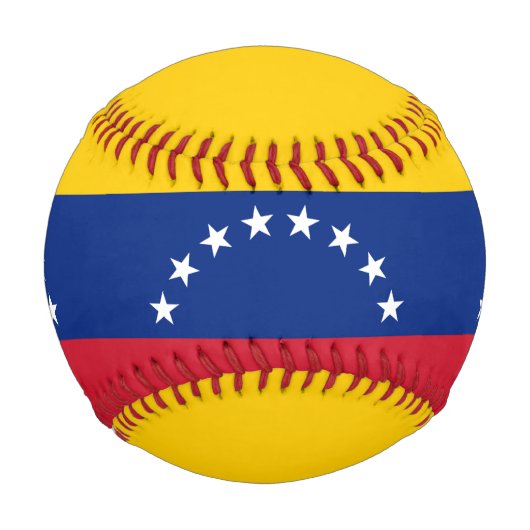 Balle De Baseball Drapeau du Venezuela (Devant)