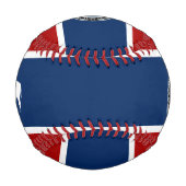 Balle De Baseball Drapeau du Wyoming (Dos)