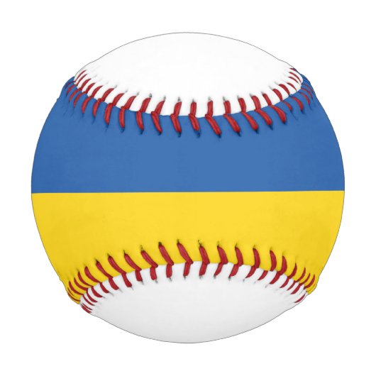 Balle De Baseball Drapeau d'Ukraine (Devant)