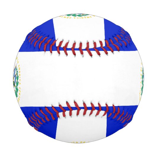 Balle De Baseball Drapeau El Salvador (Devant)