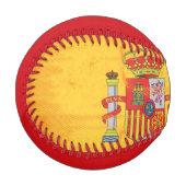Balle De Baseball Drapeau espagnol (Devant Gauche)