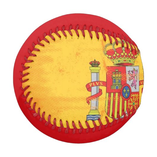 Balle De Baseball Drapeau espagnol (Devant Gauche)