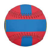 Balle De Baseball Drapeau et armoiries de Mongolie Patriotique (Dos)