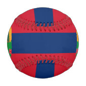 Balle De Baseball Drapeau et armoiries du Laos Patriotique (Dos)