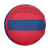 Balle De Baseball Drapeau et armoiries du Laos Patriotique (Devant Gauche)