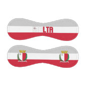 Balle De Baseball Drapeau et blason de Malte Patriotique (Panneaux)